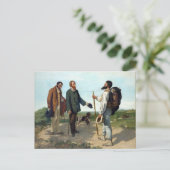 Gustave Courbet Painting Postkarte (Stehend Vorderseite)