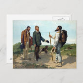 Gustave Courbet Painting Postkarte (Vorne/Hinten)