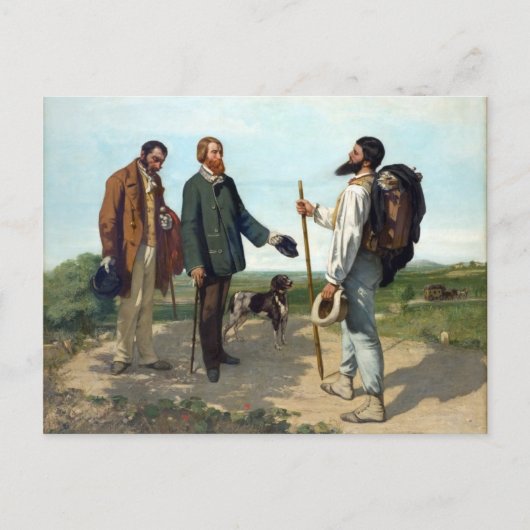 Gustave Courbet Painting Postkarte (Vorderseite)
