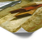 Gustave Courbet - Pierre Proudhon & Children Poster (Ecke)