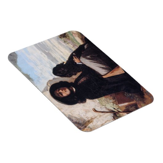 Gustave Courbet - Selbstportrait mit einem schwarz Magnet (Rechte Seite)