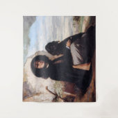 Gustave Courbet - Selbstportrait mit einem schwarz Wandteppich (Vorderseite)