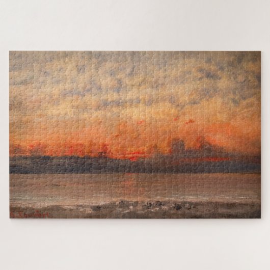 Gustave Courbet - Sunset Puzzle (Horizontal)