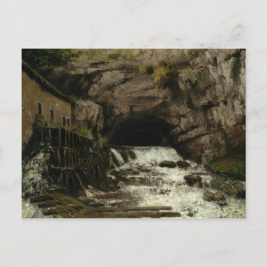 Gustave Courbet - The Source of the Loue Postkarte (Vorderseite)