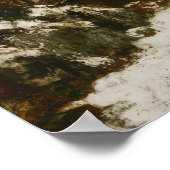 Gustave Courbet - Winter im Jura Poster (Ecke)