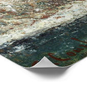 Gustave Courbet - Winterlandschaft Poster (Ecke)