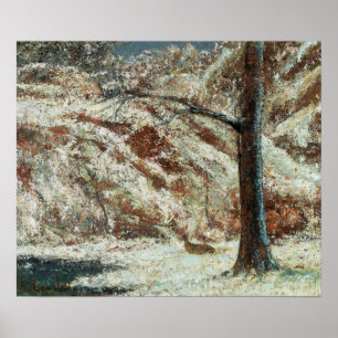 Gustave Courbet - Winterlandschaft Poster