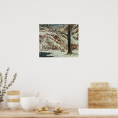 Gustave Courbet - Winterlandschaft Poster (Küche)