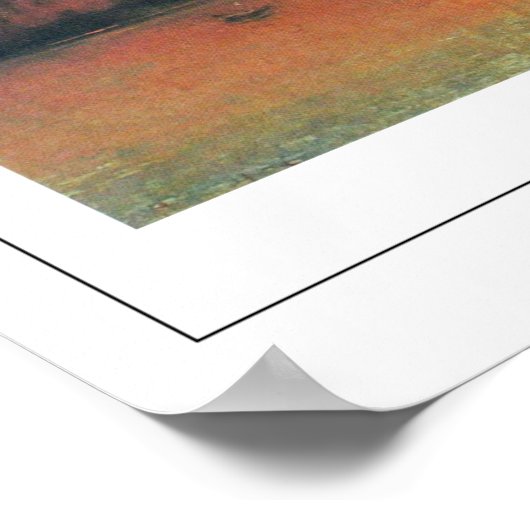 Gustave Courbet Zedign Art Poster #128-2 (Ecke)