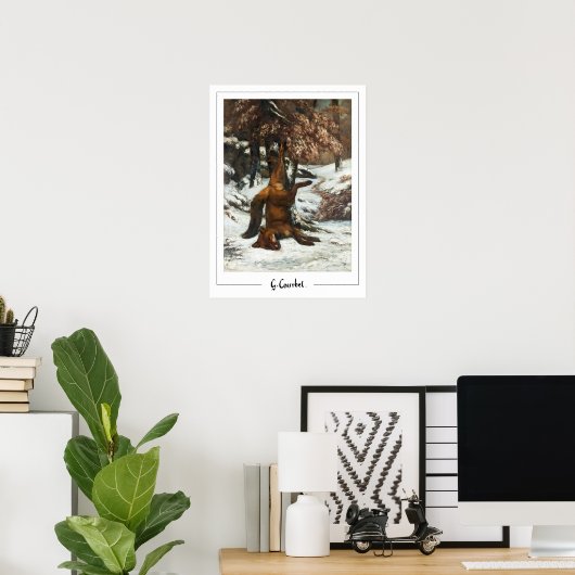 Gustave Courbet Zedign Art Poster #304-2 (Heimbüro)