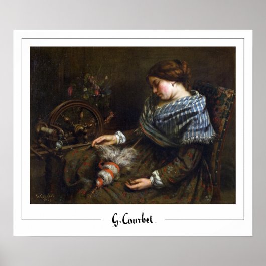 Gustave Courbet Zedign Art Poster #337-2 (Vorne)
