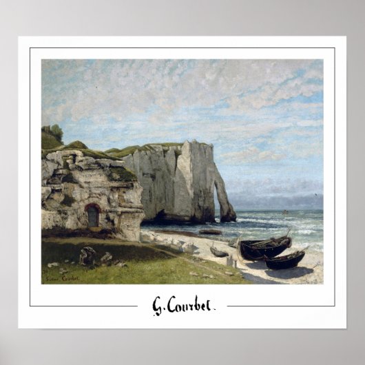 Gustave Courbet Zedign Art Poster #9-2 (Vorne)
