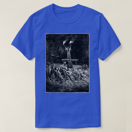 Gustave Dor tanzt auf dem Sabbat T-Shirt (Design vorne)