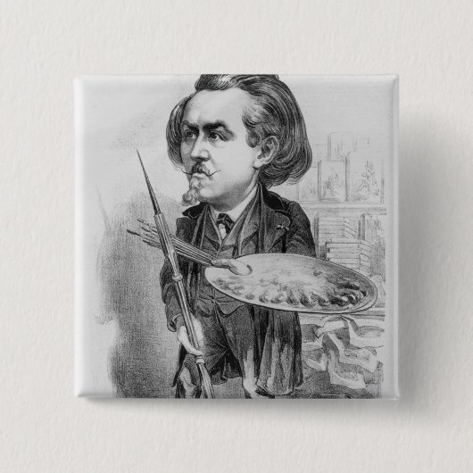 Gustave Dore (1832-83), Karikatur von 'Le Boulev Button (Vorderseite)