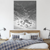 Gustave Doré - Achan wird zu Tode gesteinigt Leinwanddruck (Insitu (Schlafzimmer))