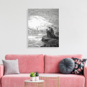 Gustave Doré - Ankunft des Steuermann Engels Leinwanddruck (Insitu (Wohnzimmer))