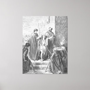 Gustave Doré - Apostelgeschichte 3 Petrus und Joha Leinwanddruck