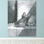 Gustave Doré - Baruch Writes Down Jeremiah's Proph Leinwanddruck (Insitu (Holzboden))
