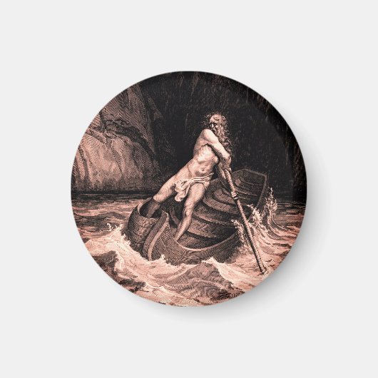 Gustave Doré - Caron Rowing/Dante's Inferno Magnet (Vorne)