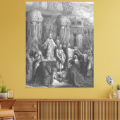 Gustave Doré - Cyrus Restores the Vessels of the  Leinwanddruck (Insitu (Wohnzimmer))