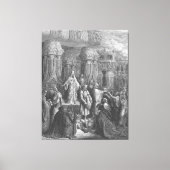 Gustave Doré - Cyrus Restores the Vessels of the  Leinwanddruck (Vorderseite)