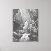 Gustave Doré - Daniel in der Löwengrube Leinwanddruck (Vorderseite)