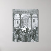 Gustave Doré - Daniel überführt die Priester des B Leinwanddruck (Vorderseite)