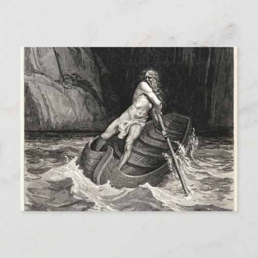 Gustave Dore - Dante Alighieri - Inferno Postkarte (Vorderseite)