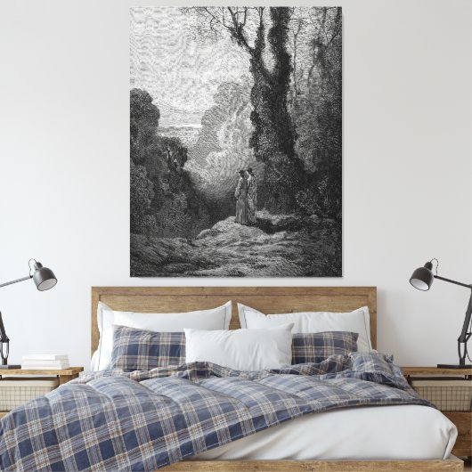 Gustave Doré - Dante And Virgilio Leinwanddruck (Insitu (Schlafzimmer))