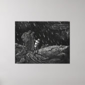 Gustave Doré - Dante And Virgilio Meet Ser Brunett Leinwanddruck (Vorderseite)