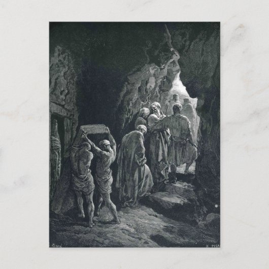 Gustave Dore: Das Grabmal von Sarah Postkarte (Vorderseite)