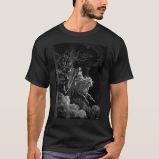 Gustave Dore Death on the Bale Horse Art Print T-Shirt