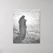 Gustave Doré - Der Prophet Amos Leinwanddruck (Vorderseite)