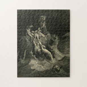 Gustave Doré - Die Heilige Bibel - Tafel I, Die Si Puzzle