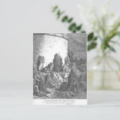 Gustave Dore: Die Menschen trauern Postkarte (Stehend Vorderseite)