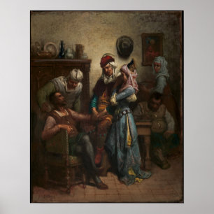 Gustave Doré Don Quichote und Sancho Panza Poster