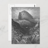 Gustave Doré - Eine Taube wird aus der Arche gesch Postkarte (Vorne/Hinten)