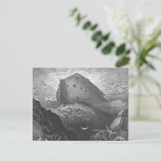 Gustave Doré - Eine Taube wird aus der Arche gesch Postkarte (Stehend Vorderseite)