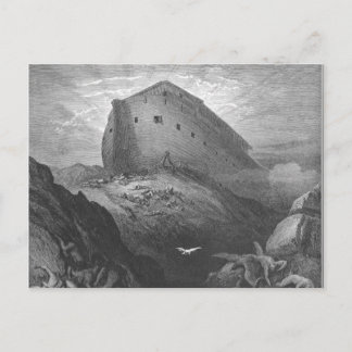 Gustave Doré - Eine Taube wird aus der Arche gesch Postkarte