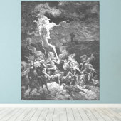 Gustave Doré - Elijah Destroys the Messengers  Leinwanddruck (Insitu (Holzboden))
