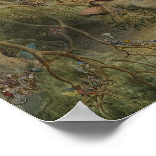 Gustave Dore - Fairy Land Poster (Ecke)