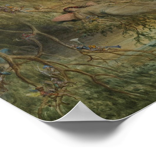 Gustave Dore - Fairy Land Poster (Ecke)