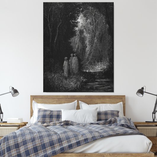 Gustave Doré - Fluss Lete Leinwanddruck (Insitu (Schlafzimmer))