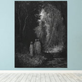 Gustave Doré - Fluss Lete Leinwanddruck (Insitu (Holzboden))