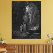 Gustave Doré - Fluss Lete Leinwanddruck (Insitu (Wohnzimmer))