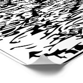 Gustave Dore Graving Don Quixote Illustration Poster (Ecke)