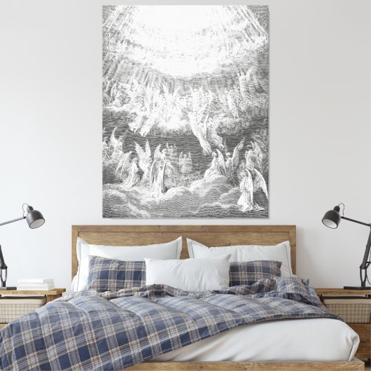 Gustave Doré - Hymne der Seligen Leinwanddruck (Insitu (Schlafzimmer))