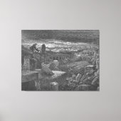 Gustave Doré - Jesajas Vision der Zerstörung Leinwanddruck (Vorderseite)