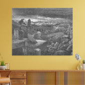 Gustave Doré - Jesajas Vision der Zerstörung Leinwanddruck (Insitu (Wohnzimmer))