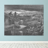 Gustave Doré - Jesajas Vision der Zerstörung Leinwanddruck (Insitu (Holzboden))